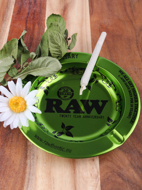 RAW Ashtray Green 20th Anniversary