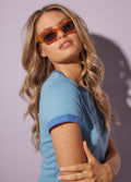 Reality Sunglasses ECO - Dolce Vita | Mustard Turtle-Image 2