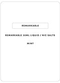 Remarkable 30mL Nic Salts | Mint-Image 1