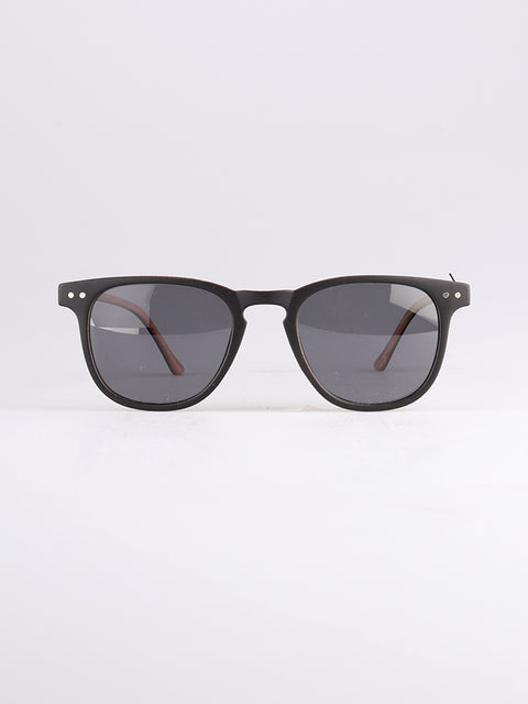 Retro Thin Frame Square Polarised Sunglasses