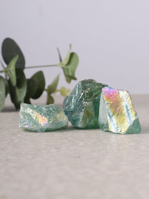 Rough Fluorite Aura