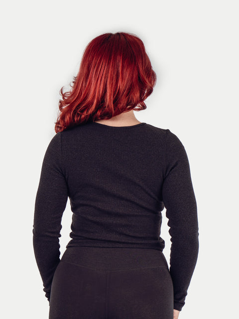 Organic Hemp Bamboo Ribbed L/S Tee