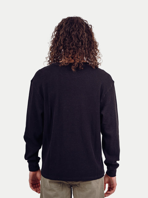 Unisex Organic Hemp Waffle L/S Tee