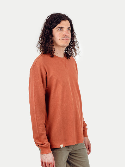 Unisex Organic Hemp Waffle L/S Tee