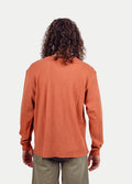 Unisex Organic Hemp Waffle L/S Tee | Clay-Image 5