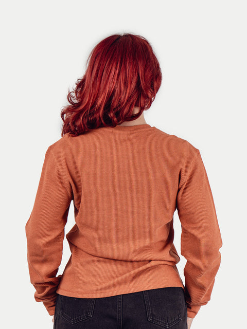 Unisex Organic Hemp Waffle L/S Tee