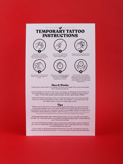 Semi Permanent Tattoo - Medium Set