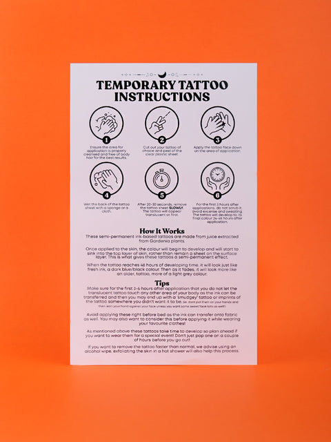 Semi Permanent Tattoo - Medium Single