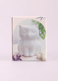 Shiny White Cat Oil Burner | One Colour-Image 3