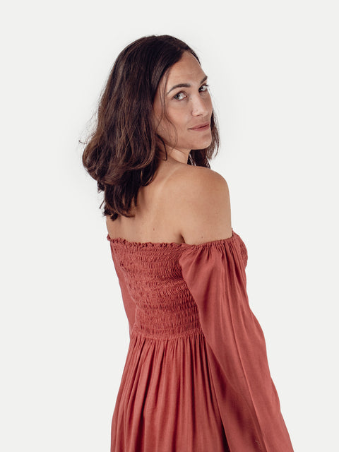 Smocked Mini Dress