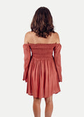 Smocked Mini Dress | Rose-Image 5