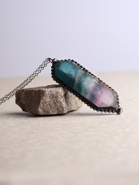 Solder Double Point Pendant