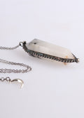 Solder Double Point Pendant | Tourmalinated Quartz-Image 3