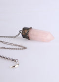 Solder Point Pendant | Rose Quartz-Image 3