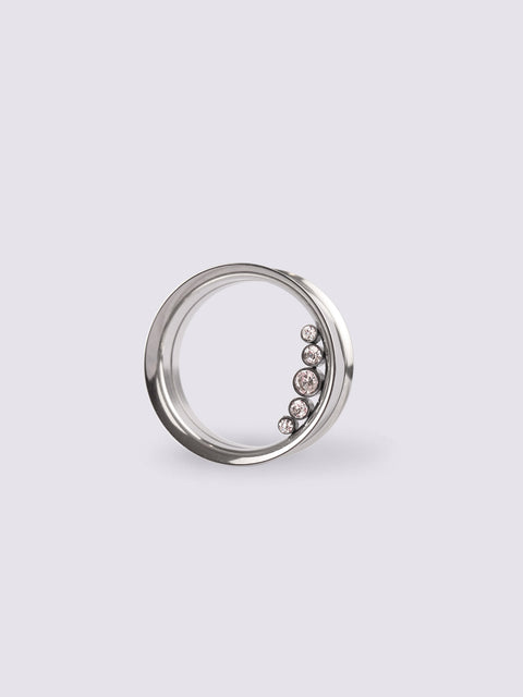 Steel Clear Gem Tunnel 25mm