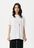 Stella - Hemp Oversized Tee | White-Image 1