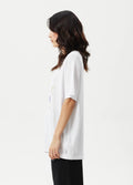 Stella - Hemp Oversized Tee | White-Image 2