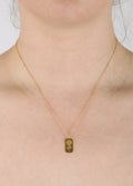 Sterling Silver Gold Plated Sunflower Pendant Necklace | Gold-Image 3