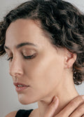 Sterling Silver Huggie Hoop Earrings | Silver-Image 3