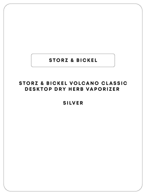 Storz & Bickel Volcano Classic