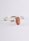 Sunstone Rough Sterling Silver Ring | One Colour-Image 2