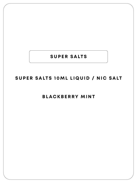 Super Salts 10mL E-Liquid