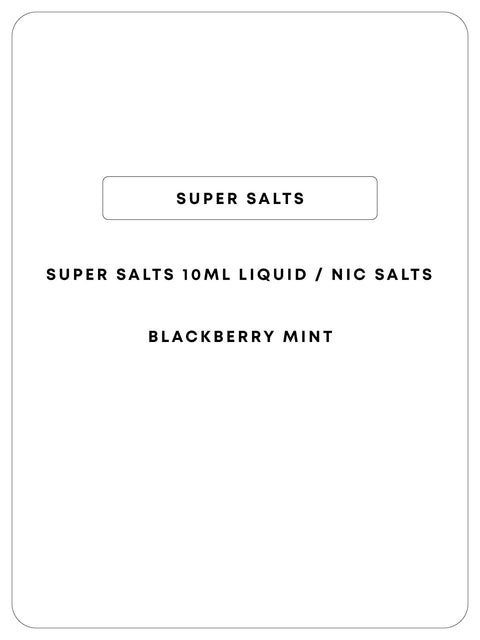 Super Salts 30mL E-Liquid