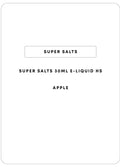 Super Salts 30mL E-Liquid HS | Apple-Image 1