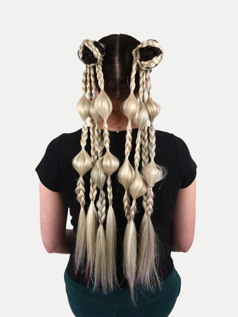 Synthetic Pre-Braided Festival Hair