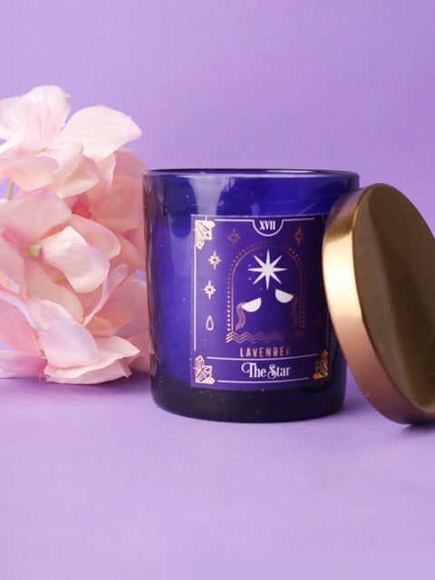 The Star Tarot Candle - Lavender