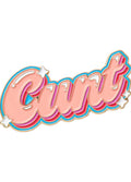 Threadheads Enamel Pin | Cunt-Image 1