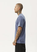 Times Up - Recycled Retro Fit Tee | Washed Marlin-Image 2