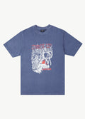 Times Up - Recycled Retro Fit Tee | Washed Marlin-Image 4