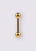 Titanium Plated Barbell 14G | Gold-Image 1