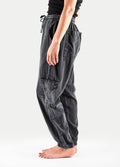 Unisex Cotton Cargo Pants | Stone Black-Image 2