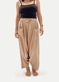 Unisex Cotton Harem Pants | Tan-Image 1