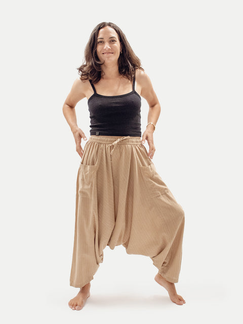 Unisex Cotton Harem Pants
