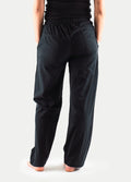 Unisex Cotton Straight Leg Pants | Black-Image 3
