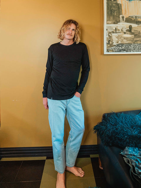 Unisex Organic Hemp Bamboo LS Tee