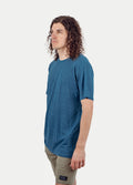 Unisex Organic Hemp Bamboo Tee | Ink Blue-Image 3