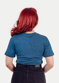 Unisex Organic Hemp Bamboo Tee | Ink Blue-Image 6