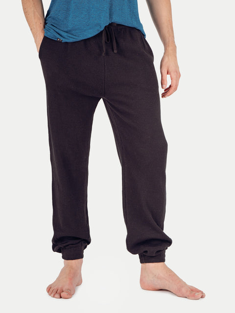 Unisex Organic Hemp Waffle Jogger