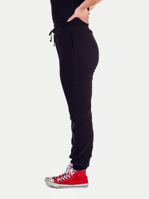 Unisex Organic Hemp Waffle Jogger