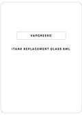 Vaporesso iTank Replacement Glass 8mL | One Colour-Image 1