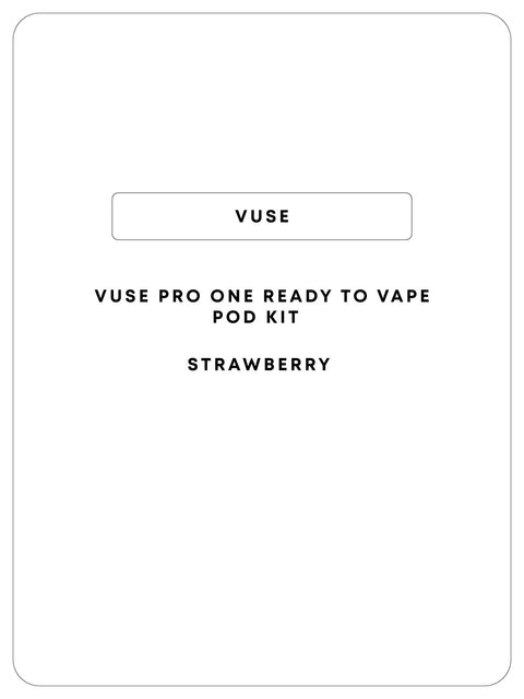 Vuse Pro One Kit