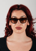 Wavy Square Sunglasses | Tortoiseshell-Image 4