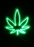 Weed Leaf Neon Leaf | One Colour-Image 2