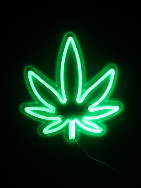 Weed Leaf Neon Leaf