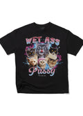 Wet Pussy T-Shirt | Black-Image 1