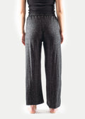 Wide Leg Rayon Lounge Pants | Black-Image 3